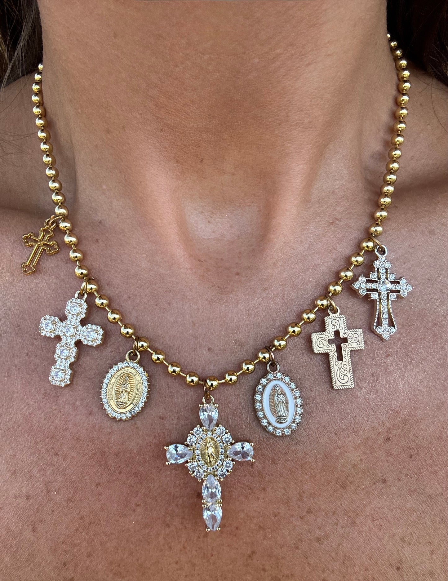 Collana Lena total gold π
