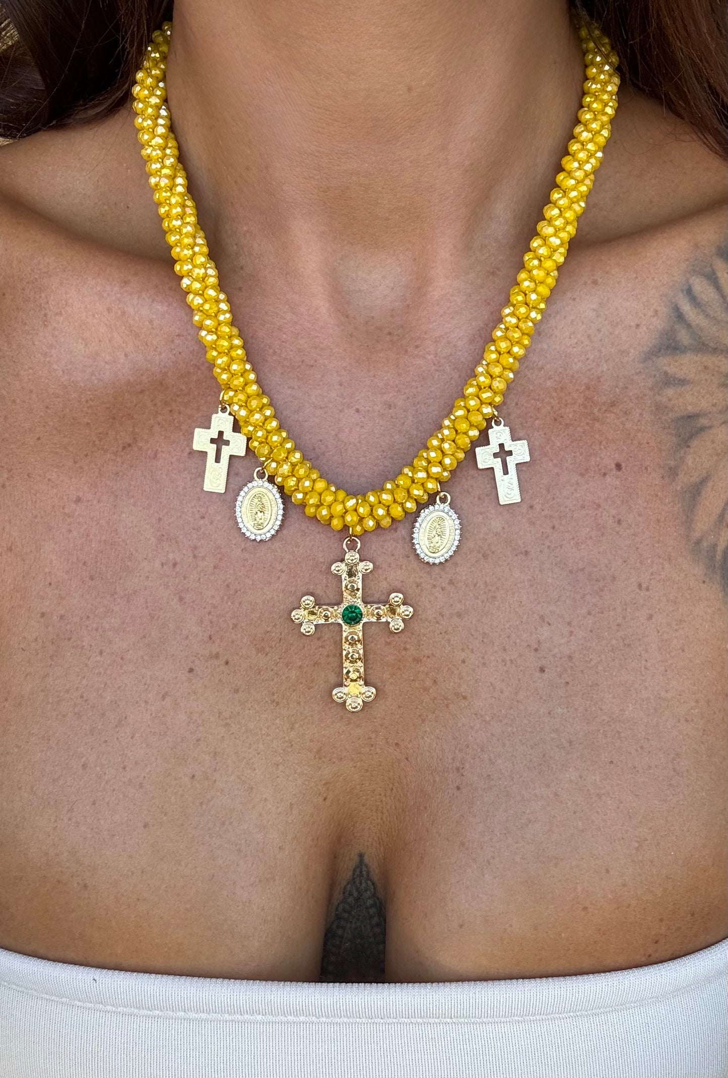 Collana Gold & Yellow vibes