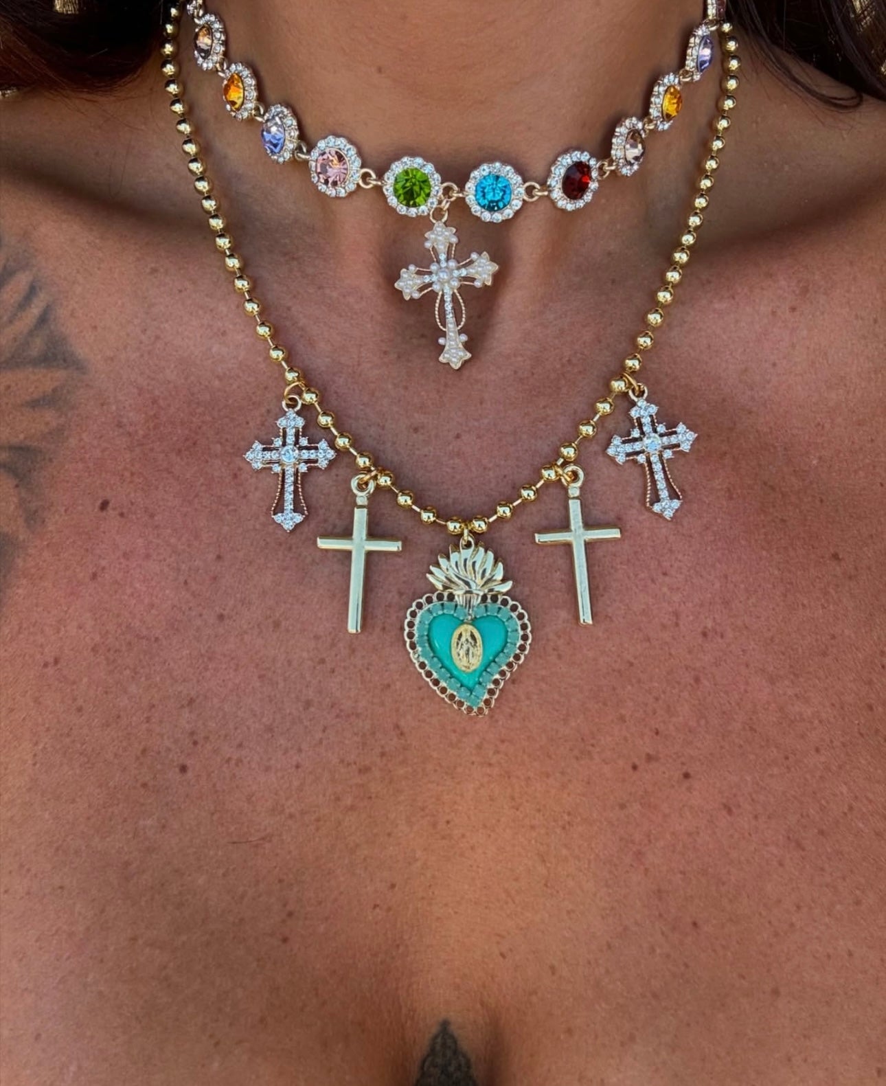 Set cuore sacro blue 💙