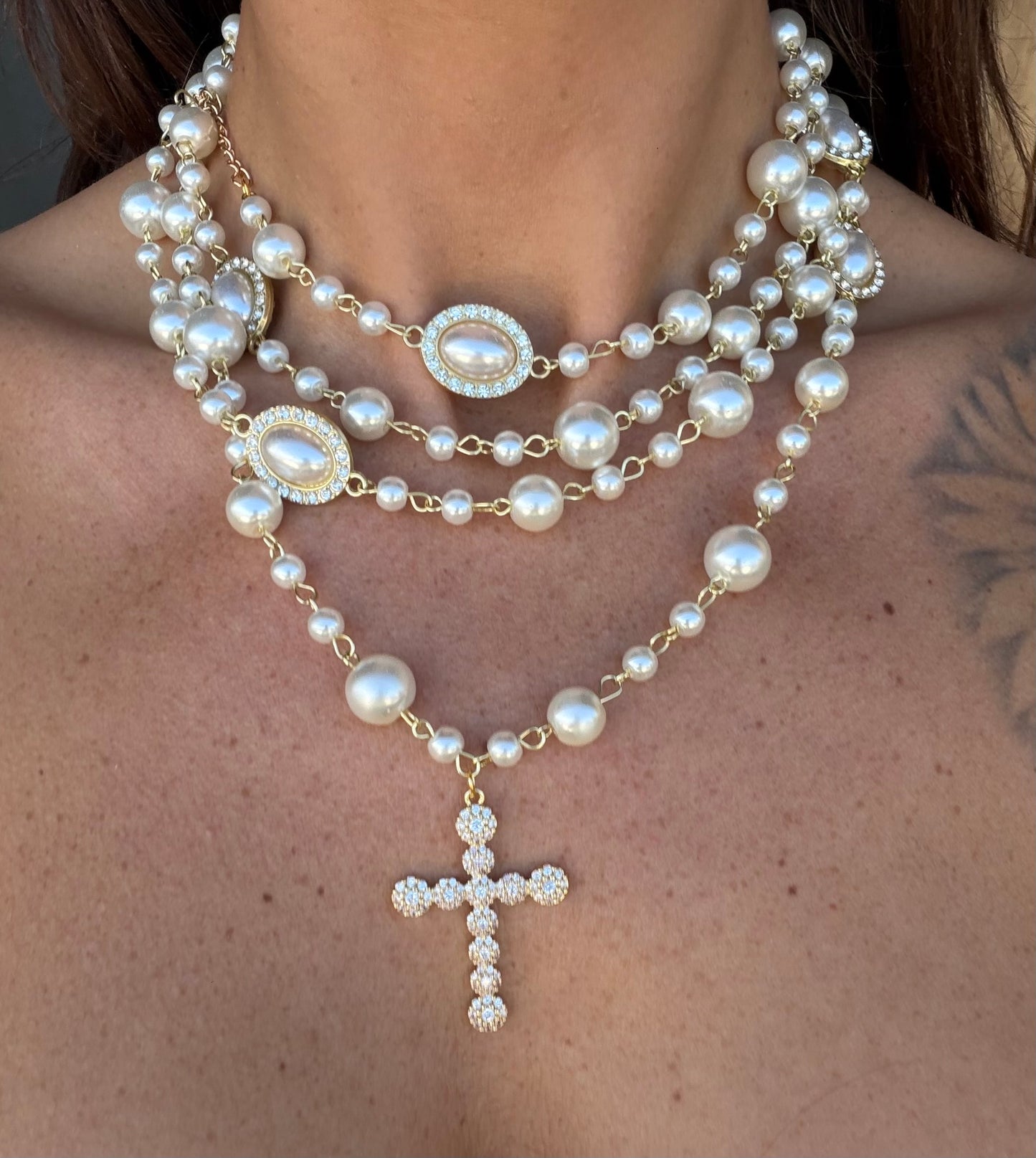 Collana Cascata di perle new 🤍